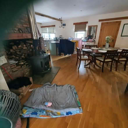 Photo of free Dining table and six chairs (Old Dailly KA26) #1