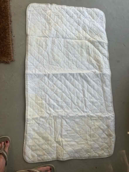 Photo of free Crib bedding - pad /pillow (16th St Heights/Petworth) #1