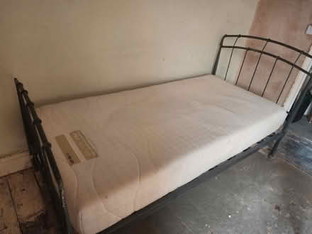 Photo of free Single bed frame and mattress (Manselton SA5) #2