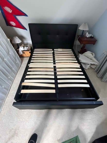 Photo of free Double bed (with drawer) & mattress (SP11. Near Thruxton) #1