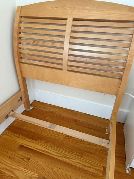 Photo of free Twin bed frame (Waltham near Gore Street) #1