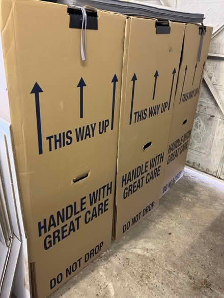 Photo of free Cardboard moving & wardrobe boxes (RH7 6HQ) #2