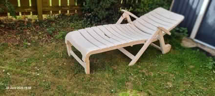 Photo of free White Sun lounger (Compton Acres NG2) #1