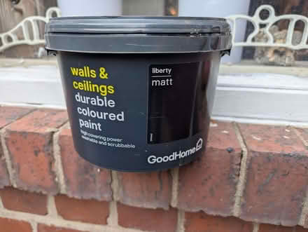 Photo of free Black wall/ceilings paint (High Heaton) #1
