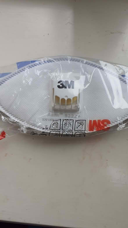 Photo of free 3M facemasks sealed in pack (Thrupp GL5) #1