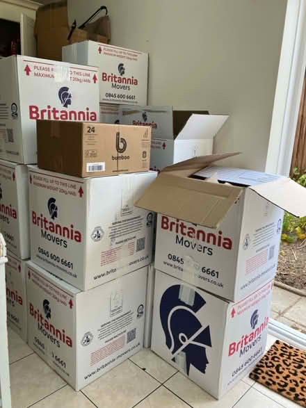 Photo of free Cardboard moving & wardrobe boxes (RH7 6HQ) #1