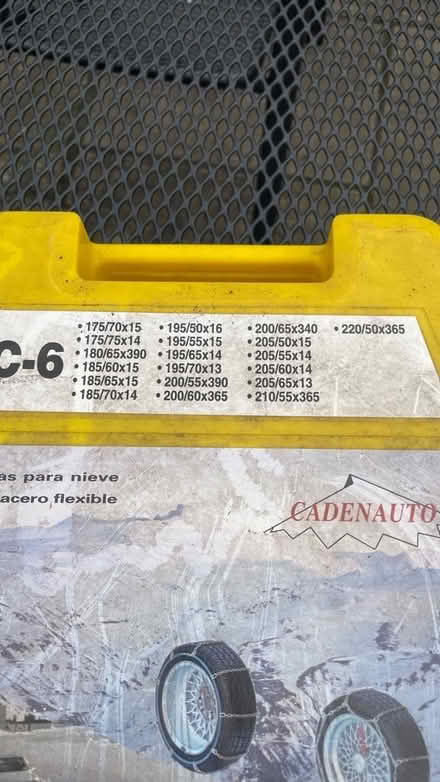 Photo of free Snow chains (Sale M33) #2