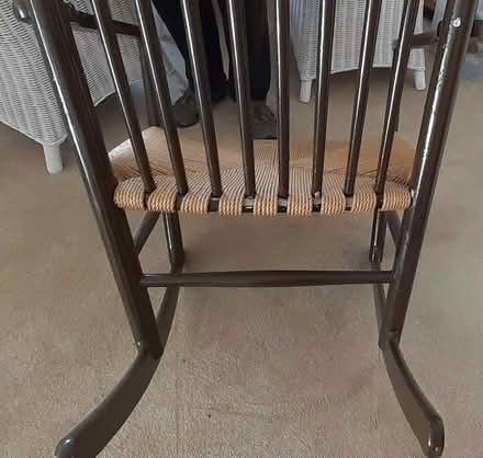 Photo of free Wooden Rocking Chair (Prince of Wales Steps TQ1) #3