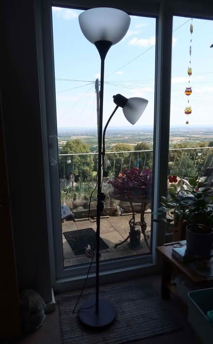 Photo of free Floor + Reading Lamp Black (Malvern WR14) #1