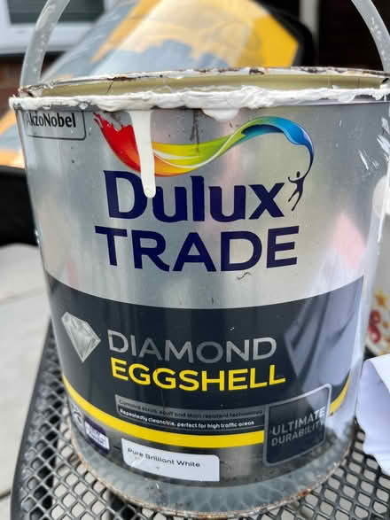 Photo of free Eggshell white dulux trade paints (Eastcote HA4) #1