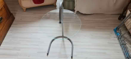 Photo of free Small glass and metal coffee table (BA11, Lower Innox, Frome) #3