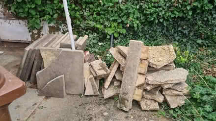 Photo of free Hard core & 8 paving slabs 2' x 2' (Letchworth town centre) #1