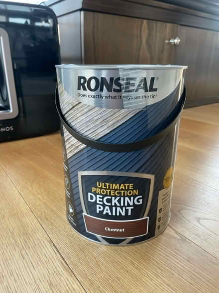 Photo of free Can of decking paint (Kew Bridge Road) #1