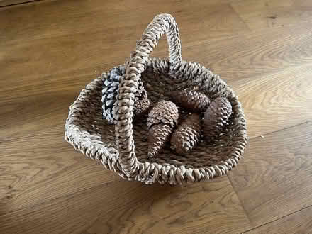 Photo of free Basket and pine cones (Formby L37) #1