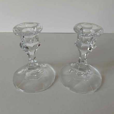 Photo of free Small Glass Candle Sticks (White Plains) #3
