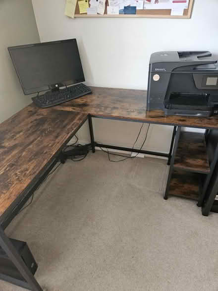 Photo of free As new corner desk (Bingley BD16) #4