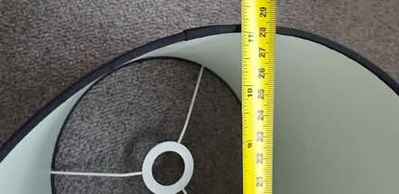 Photo of free Black lamp shade, 28cm x 28cm (Barwick-in-Elmet LS15) #3