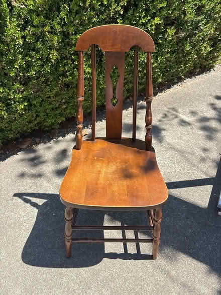 Photo of free Wooden chair - small (Willow Glen) #1