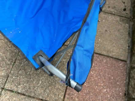 Photo of free Blue folding camping chair (Barkham RG41) #3