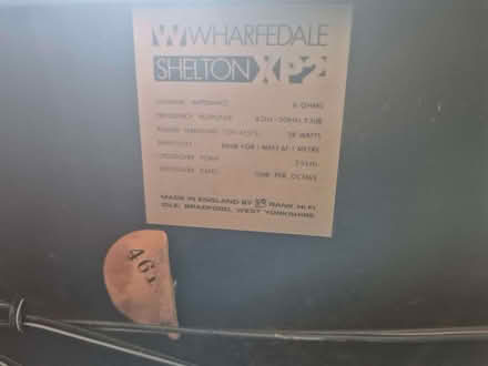 Photo of free Wharfdale Shelton XP2 Speakers x2 (1970's) (Bengeo SG14) #2