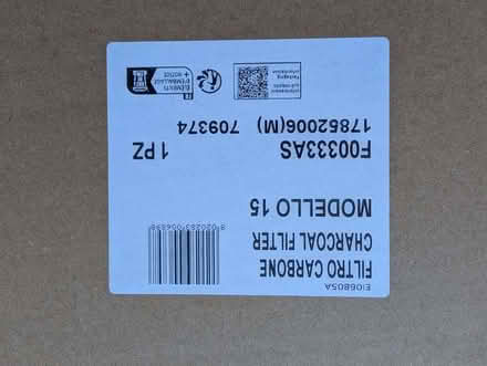 Photo of free Cooker hood carbon filter model 15 (Purton SN5) #2