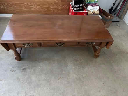 Photo of free solid wood coffee table (Qualicum Beach) #1