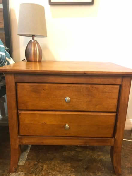 Photo of free wooden bedside table (Studio City) #1