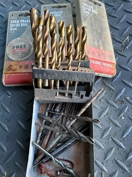 Photo of free Collection of various drill bits (Hampton TW12) #1