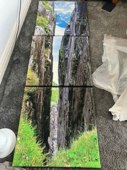 Photo of free Wall Art three piece gorge scene (Tonbridge TN10) #1