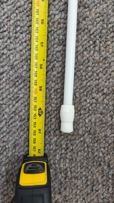 Photo of free White spring loaded tension curtain rod (Barwick-in-Elmet LS15) #4