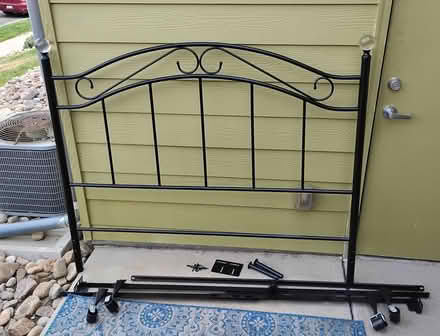 Photo of free Queen Headboard and Bedframe (Provincetown) #1