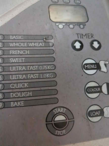 Photo of free Bread machine (Bear flat) #2