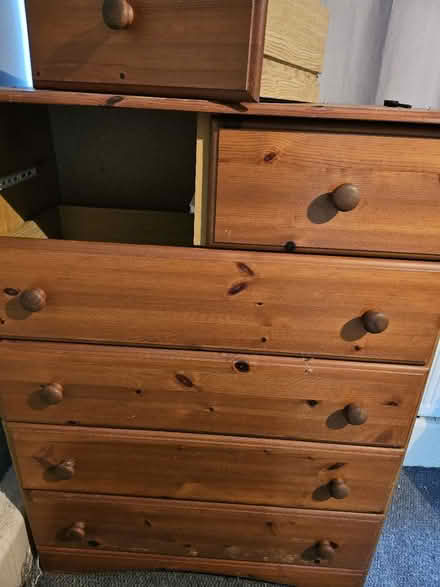 Photo of free Pine chest of drawers (Swinton M27) #1