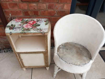 Photo of free Bed side table and chair (CH63) #1