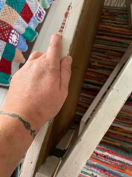 Photo of free Table with collapsible legs (Pleasley, Mansfield NG19) #1