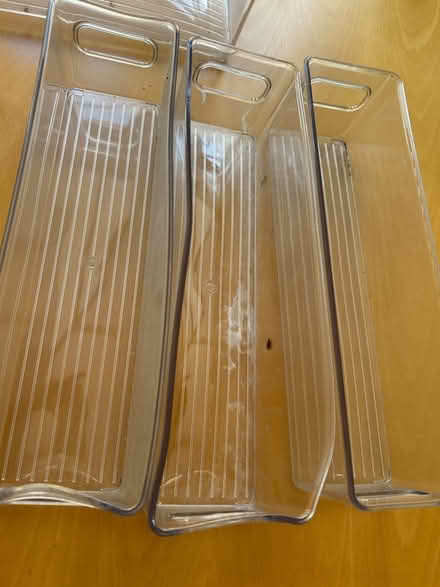 Photo of free 5 Perspex storage containers (Barkham RG41) #2