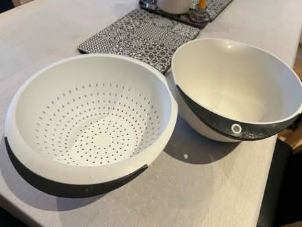Photo of free Colander and mixing bowl (Ha2 8pw) #1