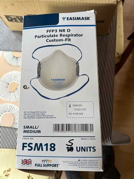 Photo of free Respirator masks (Witham FrIary BA11) #1