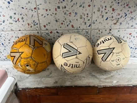 Photo of free 3 kids mitre IMPEL footballs (Latchford WA4) #1