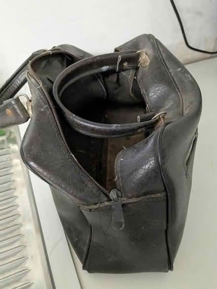 Photo of free Leather bag, used condition (Newcastle Under Lyme) #1