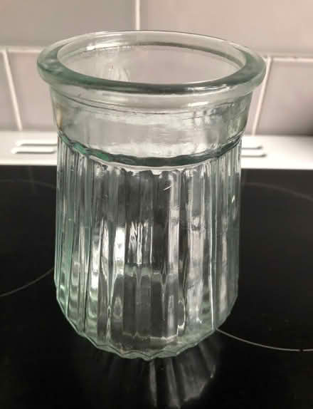 Photo of free Ribbed glass vase (Kendal) #1