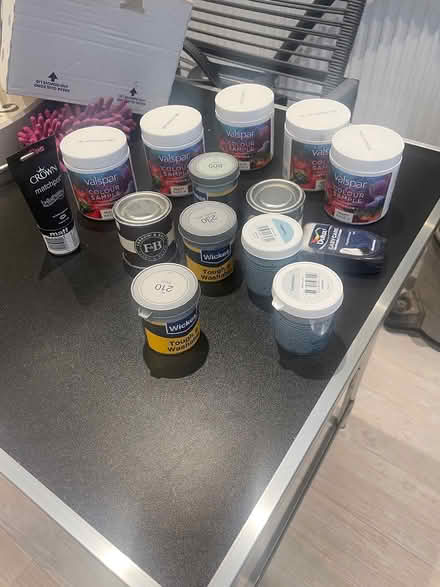 Photo of free Paint sample pots (Wigston Leicester LE18 4UL) #1