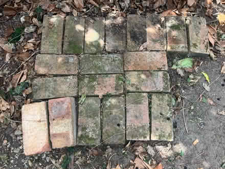 Photo of free 20 red bricks (very used condition) (Henley-on-Thames RG9) #1