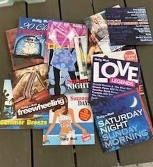 Photo of free CDs and DVDs, were Daily Mail gifts. CDs are misc music (Lydiard Millicent SN5) #2
