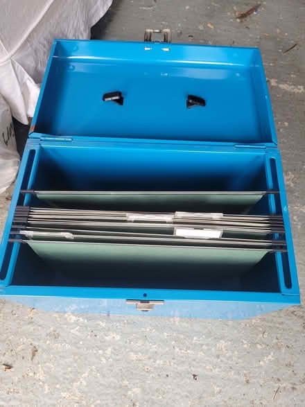 Photo of free Metal filing box, no key (Wollaton NG9) #2