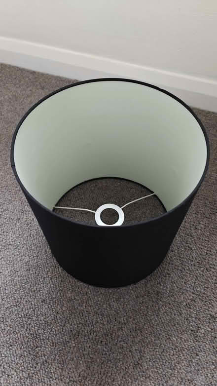 Photo of free Black lamp shade, 28cm x 28cm (Barwick-in-Elmet LS15) #1