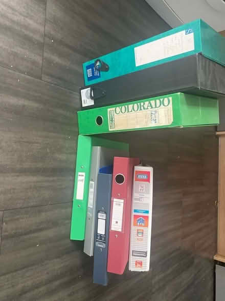 Photo of free Empty box and A4 ring binders (Arbury CB4) #1