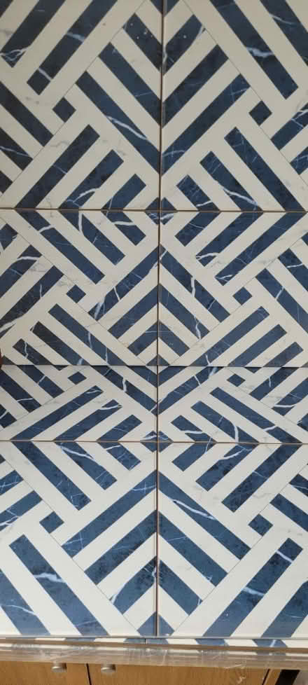 Photo of free Tiles blue and white (Wokingham, RG41) #1