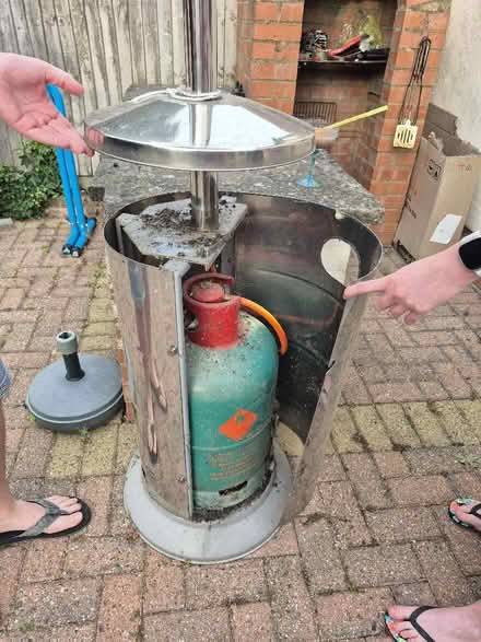 Photo of free Patio heater - needs attention (Bernards Heath AL3) #3