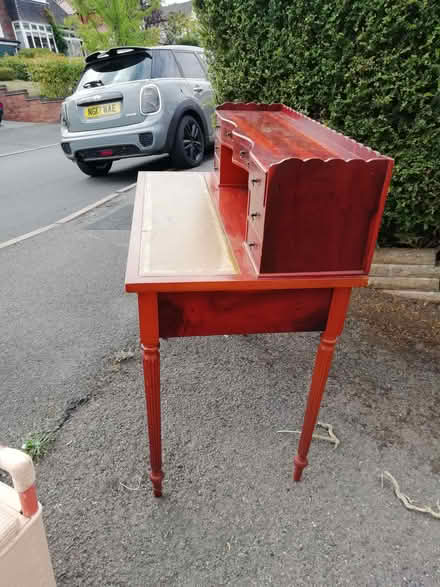 Photo of free Wooden writing desk (Cofton Hackett B45) #2